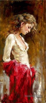 Une jolie femme AA 20 Impressionist Peinture à l'huile